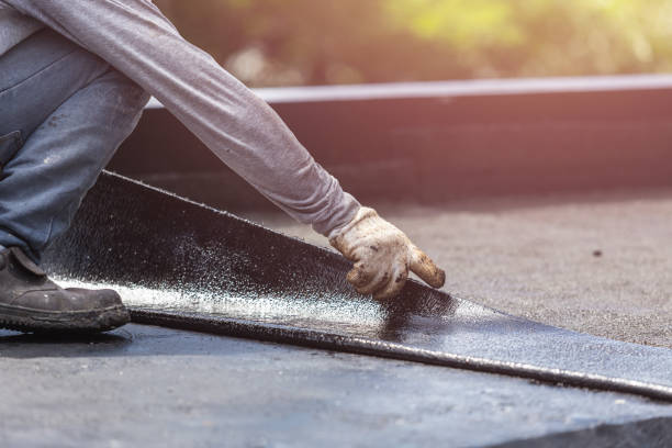 Professional Basement Waterproofing technician working in Rahway, NJ